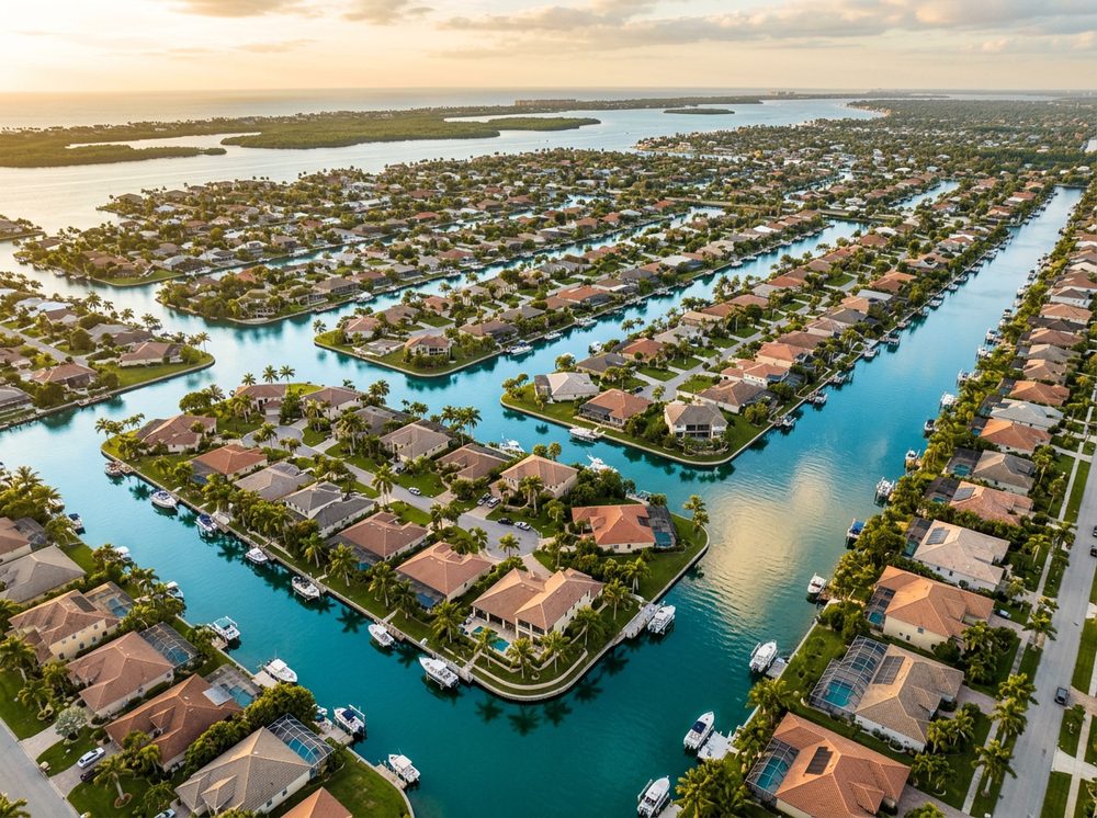 Coastal waters near Cape Coral, Florida